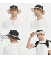 Mens Outdoor Wide Brim Boonie Hat Sun Protection Bucket Hat Camo Mesh Fishmen Cap