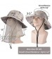 Tirrinia Wide Brim Sun Hat with Neck Flap UPF 50+ Hiking Safari Fishing Caps for Men and Women