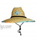 WAVERUNNER Beach Straw Hat for Kids - Wide Brim Sun Hat UPF 50+ Protection 6 x 7 Inches Inner Lining