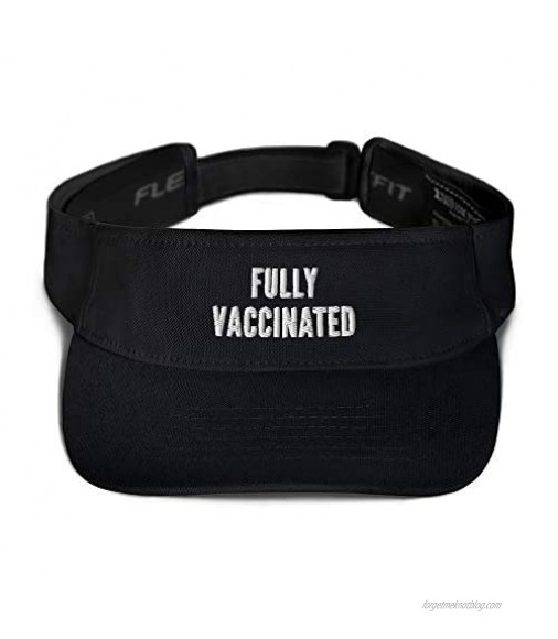 Fully Vaccinated Hat (Embroidered Visor) Pro Vaccines