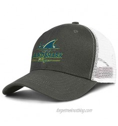 QWQD LandShark Logo Men Womens Mesh Cool Cap Adjustable Snapback Beach Hat