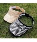Sun Visor Hats for Men Beach Straw Golf Hat Womens Summer Adjustable UV Protection Cap for Fishing Hiking Running