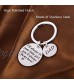 AMRIU Father's Day Keychain - Dad Gift from Daughter for Birthday Best Dad Ever Keychain Stainless Steel Key Chain Gifts for Dad Grandpa Fathers Day Birthday Christmas Day from Daughter