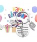 BEKECH Birthday Keychain 18th 30th 40th 50th Birthday Gift Behind You All Memories Before You All Your Dream
