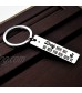 Daddy Drive Safe We Need You Here with Us Stainless Steel Keychain Keyring Best Dad Gifts for Father's Day Birthday Christmas