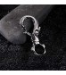 Marine Grade Stainless Steel Double Skull Wallet Chain - OR - Skull Keychain - Blackstatic Collection