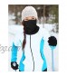 6 Pieces Winter Drawstring Fleece Neck Gaiter Neck Warmer Windproof Face Scarf for Men Women
