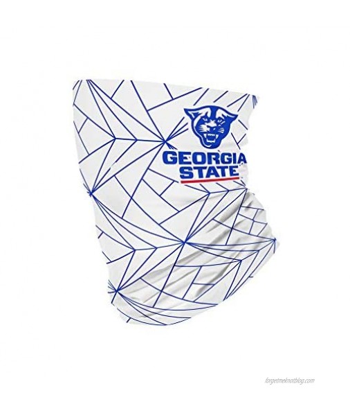 Georgia State University White Background Licensed UV Protection Neck Gaiter Face mask Headband Scarf