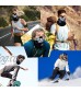 Neck Gaiter with Elastic Band Machine Washable 20” x 10” Neck Warmer UPF 50+ Face Bandanas for Hiking Fishing and Cycling