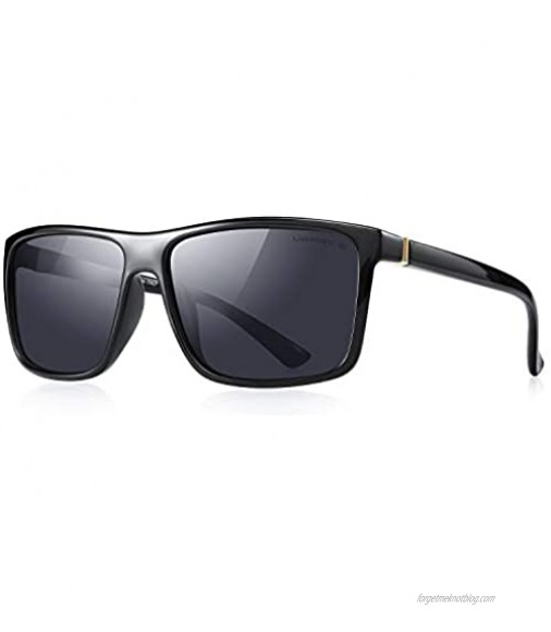 MERRY'S Polarized Vintage Rectangular Sunglasses for Men/Women Fashion Driving Mens Sun glasses S8225