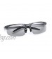 Polarized Photochromic Sunglasses for Men Al-Mg Metal Frame Wrap Around Sunglasses for Driving UV400 Protection