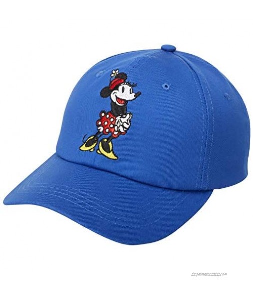 Disney Women's Baseball Cap – Minnie Mouse Curved Brim Snap-Back Hat