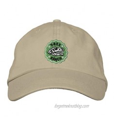 Embroidered Hats T-Rex Ranch Embroidery Baseball Cap Baseball Hats Embroidery Dad Hats (Khaki)