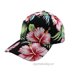 Floral Hawaiian Adjustable Snapback Hats Baseball Caps
