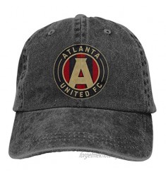 Hip Hop Atlanta United Racer Adjustable Cowboy Cap Denim Snapback Hat for Women Men