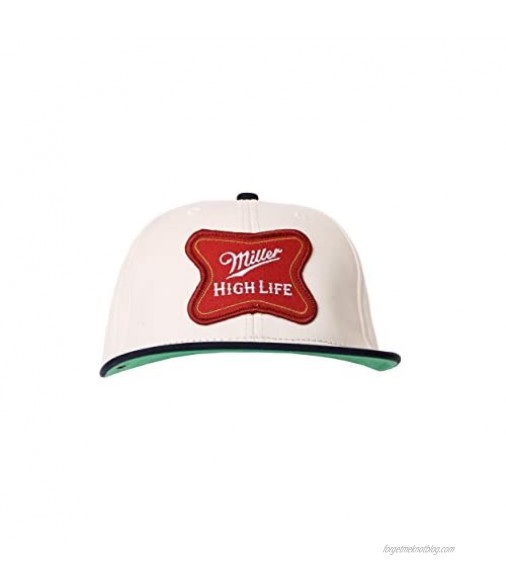 Miller High Life Logo Cotton Twill Snapback Hat Standard