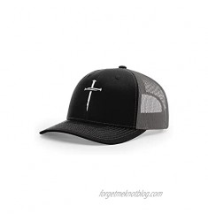 Nail Cross Jesus Christ Christian Embroidered Richardson 112 Trucker Cap Hat