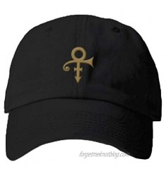 Prince Official Love Symbol Black Baseball Hat
