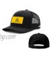 Printed Kicks Don't Tread on Me Yellow Flag Leather Patch Back Mesh Hat Gadsden Flag Cap Snake
