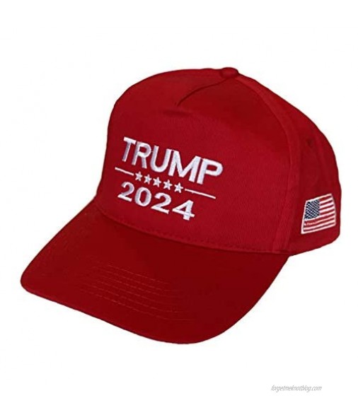 Trump 2024 MAGA Red Snapback Baseball Cap Adjustable Dad Hat Trucker Baseball Cap Hat
