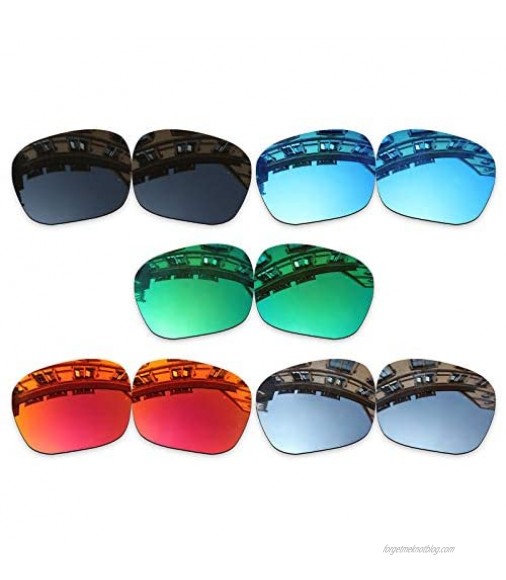 Vonxyz Set of 5 Lenses Replacement for Spy Optic Discord Sunglass Combo Pack