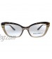 Dolce Gabanna - DG3325 Top Havana On Transp Brown Cat Eye Women Eyeglasses - 52mm