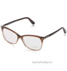 Eyeglasses Tom Ford FT 5514 050 dark brown/other  Transparent Brown  54-15-140