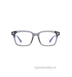 Eyeglasses Tom Ford FT 5661 -B 020 Shiny Dark Grey/Blue Block Lenses