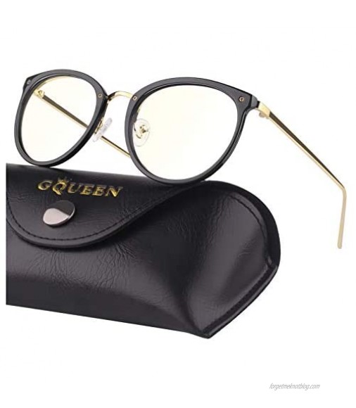 GQUEEN Fake Clear Glasses Non Prescription Glasses Eyeglasses Rectangular Frame 201512