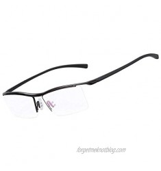 LUOMON Customize Prescription Glasses Men Plain Eyeglasses with TR90 Unbreakable Frame