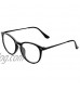 Non Prescription Clear Lens Fake Glasses for Women Men Retro Round Plastic Frame Eyeglasses