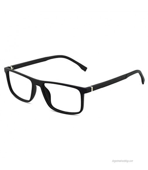 OCCI CHIARI TR90 Men's Eyeglasses Frame Fashion Clear Lens Glasses Eyewear Rectangular Small Glasses Lightweight