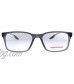 Prada Linea Rossa Lifestyle PS 01LV 01D1O1 Grey Plastic Rectangle Eyeglasses 54mm