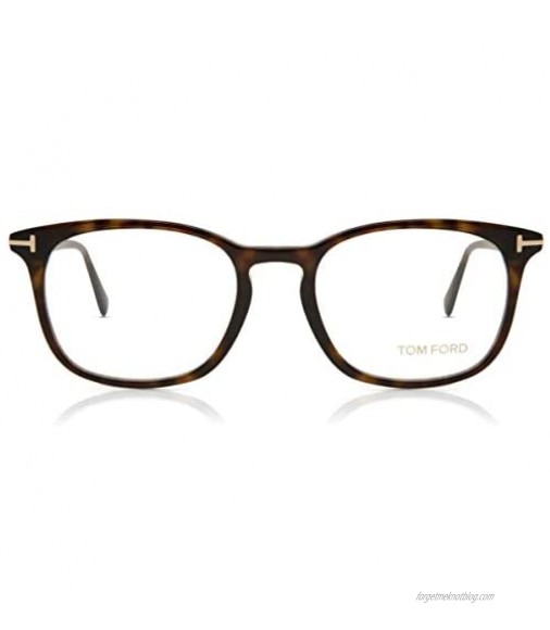 Tom Ford FT 5505 052 Dark Havana Plastic Square Eyeglasses 52mm