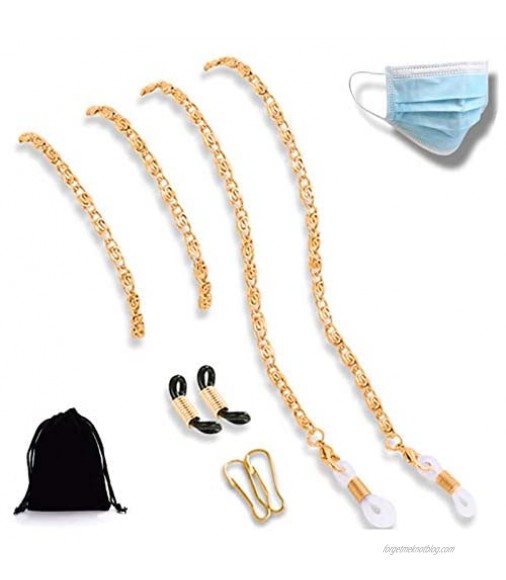 Face Mask Holder Copper Chain Strap - Face Mask Lanyards - Light Weight Strap For Mask - Eyeglasses Retainer Unisex
