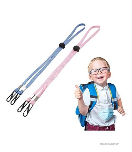 Multifunction Face Mask Lanyard Adjustable with Clips Sun hat wind rope