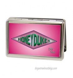 Buckle-Down Metal Wallet-Harry Potter Honeydukes Logo Fcg Pinks/Greens