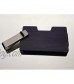 Elite Goods Metal Aluminum Carbon Fiber Wallet Card Holder Money Clip Minimalist RFID Slim (Black) Large