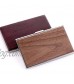 SANRUI Violet Wood Business Card Holder Pocket Name Card case Slim Business Card Wallet for Men & Women