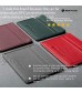 Silent Pocket Napa Leather RFID Blocking Simple Card Wallet (Maroon)