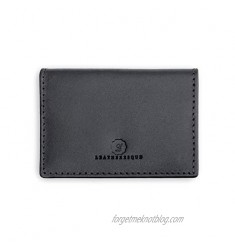 Tudor Genuine Cowhide Leather Business Card Holder Case for Men and Women | Slim Wallet Credit Card ID Carrier