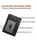 Auto sport Slim Minimalist Front Pocket RFID Blocking Leather Wallets Card Holder Purse for Men Women