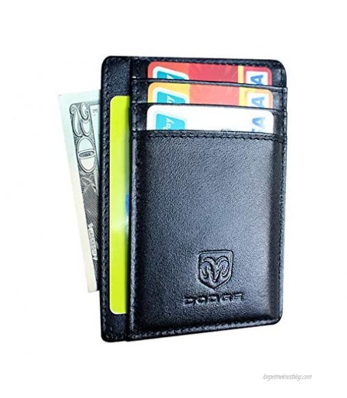 Auto sport Slim Minimalist Front Pocket RFID Blocking Leather Wallets Card Holder Purse for Men Women