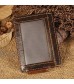 Le'aokuu Genuine Leather Magnetic Front Pocket Money Clip Slim Wallet Card Case (Coffee 3)