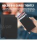 Pop Up Card Wallet RFID Blocking Metal Wallets with Money Pocket Bank Card Holder from Vizfa Slim Minimalist Credit Card Holder for Men or Women (Black)