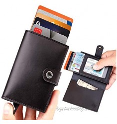 Wallets for Men - ID Theft Protection Series Premium Genuine Leather Slim Minimalist RFID Wallet with Credit Card Holder ID Card Pocket and Additional Pockets for Cash