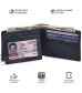 COCHOA Men's Real Leather RFID Blocking Stylish Bifold Wallet With 2 ID Window