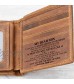 Engraved Leather Bifold Wallet - Dad Son Bifold Wallet - You Will Never Lose (W04-001-DadSon) Gift for Men