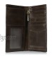 Fossil Men's Neel or Derrick Leather Executive Checkbook Wallet