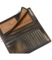 HOJ Co. SKULL Long Wallet For Men | Full Grain Leather With Hand Burnished Finish | Bifold Wallet | Rodeo Wallet | Skull Wallet